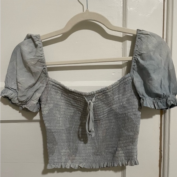 Aritzia Wilfred Smocked Blouse - Picture 9 of 11